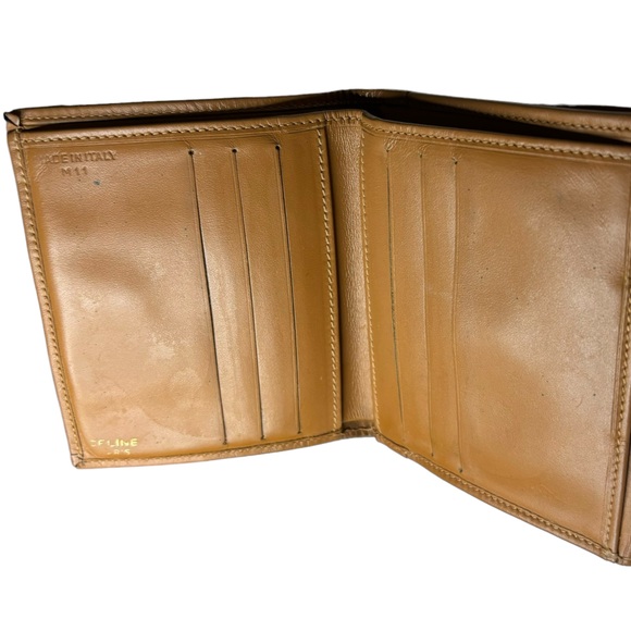 Celine Vintage Bifold Wallet Mono Coated Canvas - Picture 13 of 16